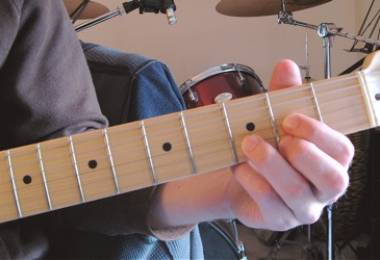 Vị trí ngón tay khi chơi hợp âm Guitar